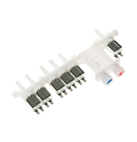 Laundry washer valve - 6 solenoid