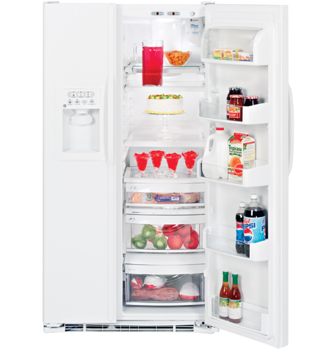 GE CustomStyle™ 22.7 Cu. Ft. Side-By-Side Refrigerator