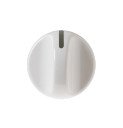 Clothes dryer rotary knob - white color