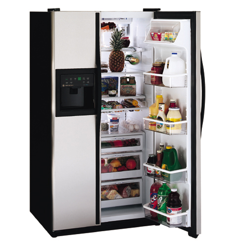 GE Profile Performance™ 28.4 Cu. Ft. Side-by-Side Refrigerator with Dispenser and Water By Culligan™