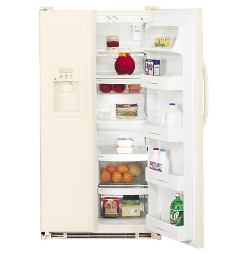 GE® 24.9 Cu. Ft. Side-By-Side Refrigerator with Dispenser