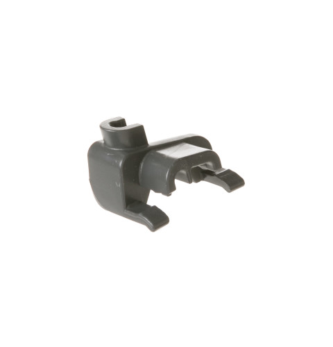 Dishwasher right fold down tine clip