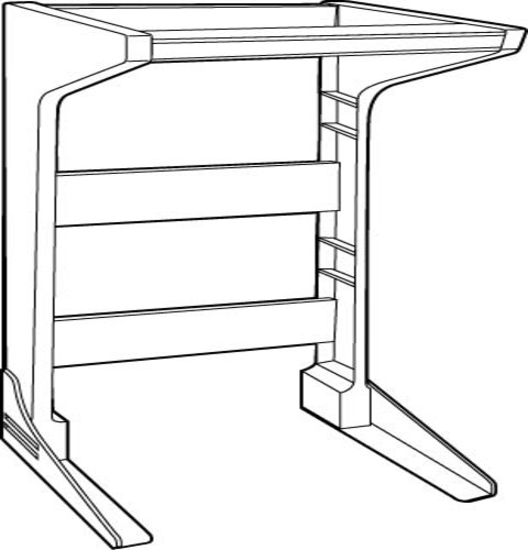 GE Spacemaker® Laundry Stack Rack with Light