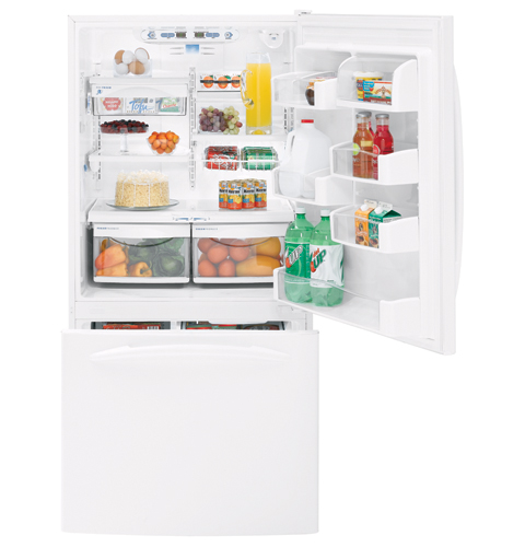 GE Profile™ ENERGY STAR® 22.2 Cu. Ft. Bottom-Freezer Refrigerator with Internal Water Dispenser