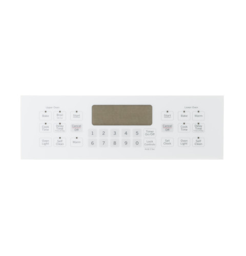 RANGE CONTROL PANEL - WHITE