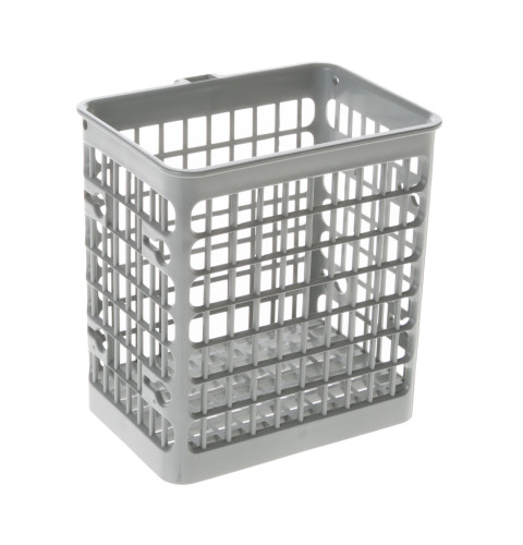 Dishwasher silverware basket end