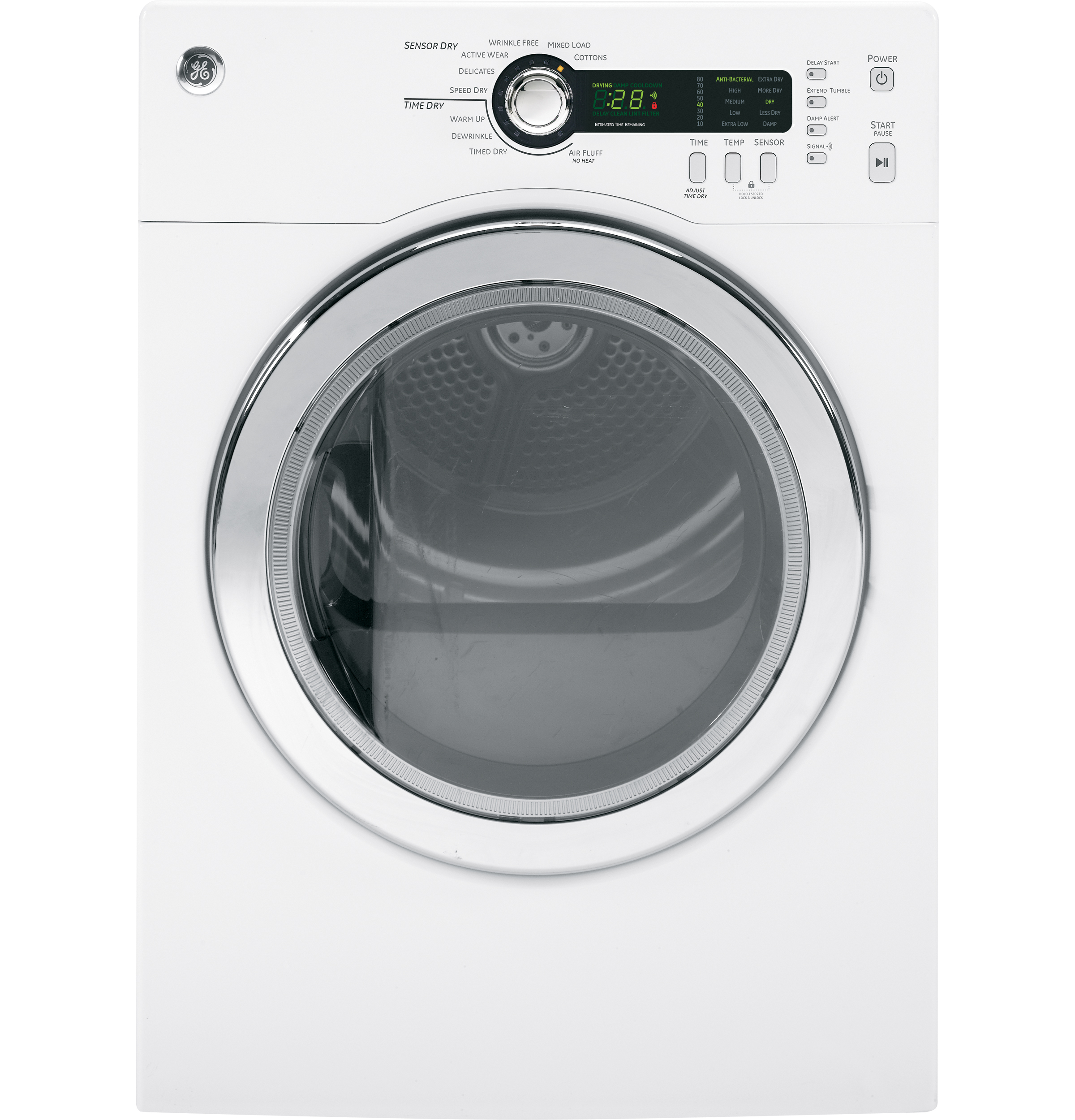 GE®  4.0 cu.ft. Capacity Electric Dryer