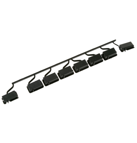 PAINTED 8 BUTTON TREE - BLACK