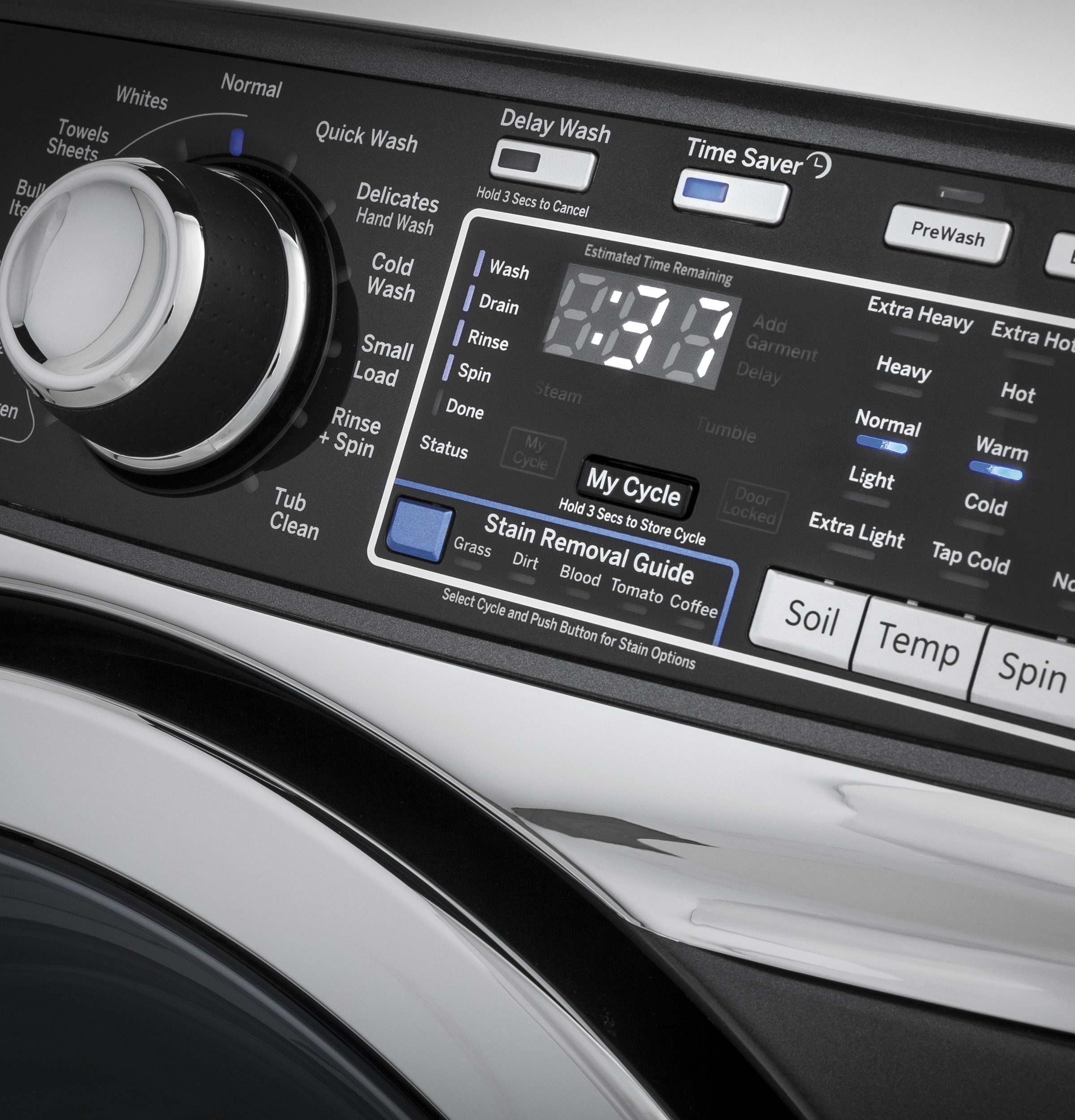 GE® 4.9 DOE cu. ft. Capacity RightHeight™ Front Load ENERGY STAR® Washer with Steam