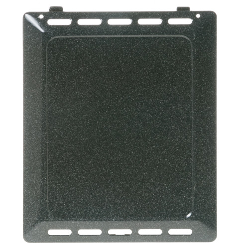 Oven bottom panel - gray porcelain enamel