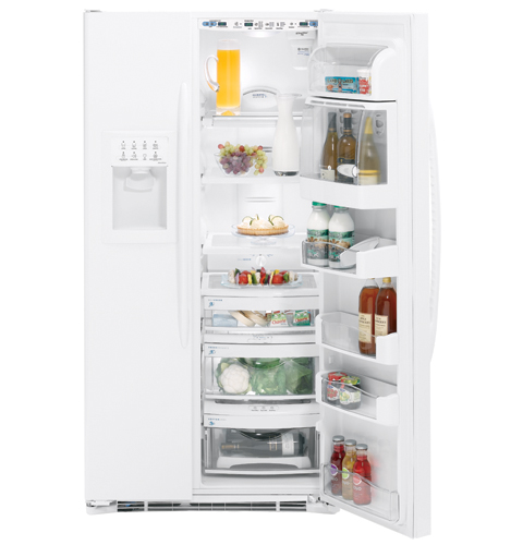 GE Profile™ ENERGY STAR® 24.6 Cu. Ft. Side-By-Side Refrigerator with Dispenser