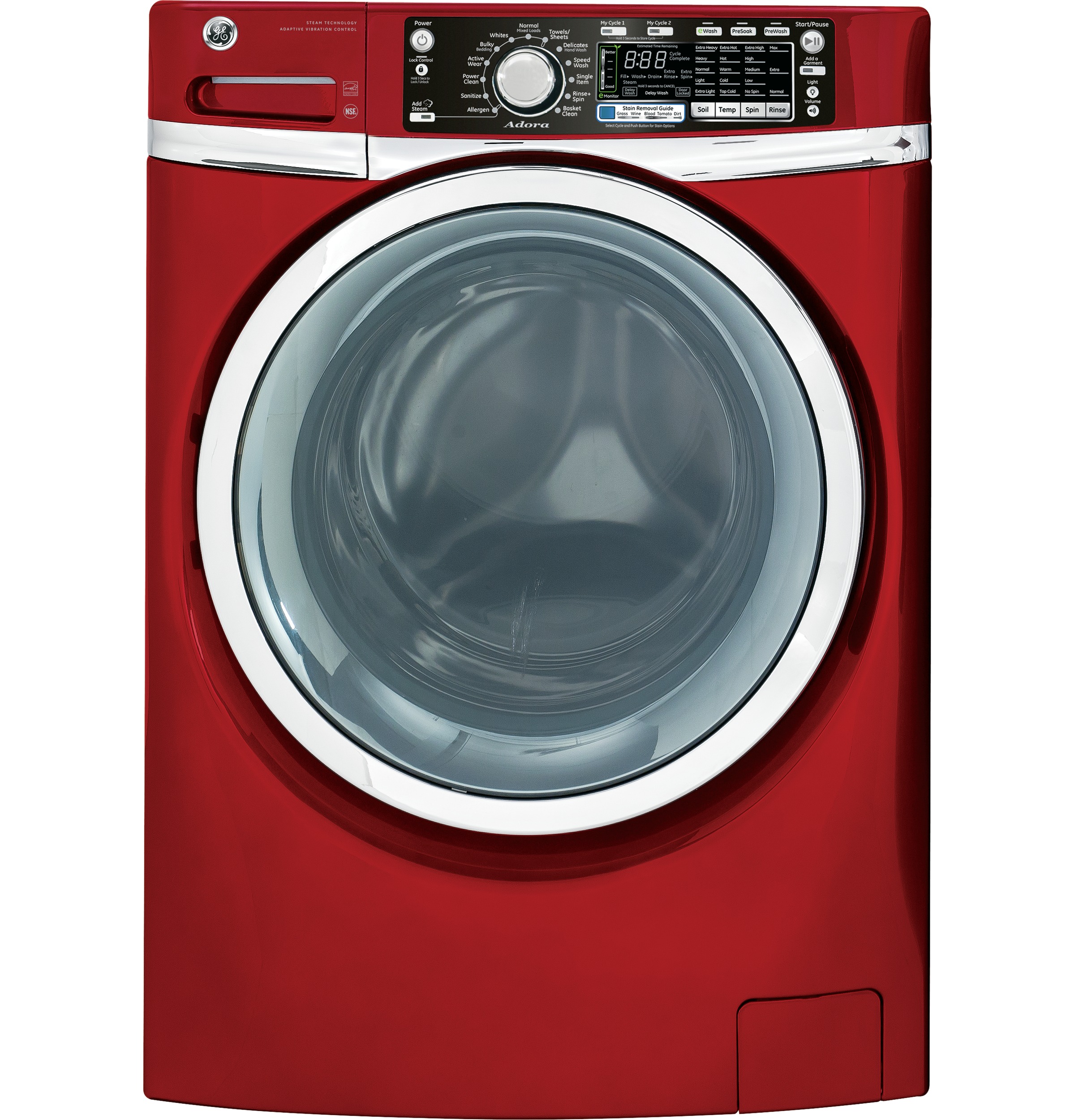 GE® ENERGY STAR® 4.8 DOE cu. ft. capacity Front Load washer