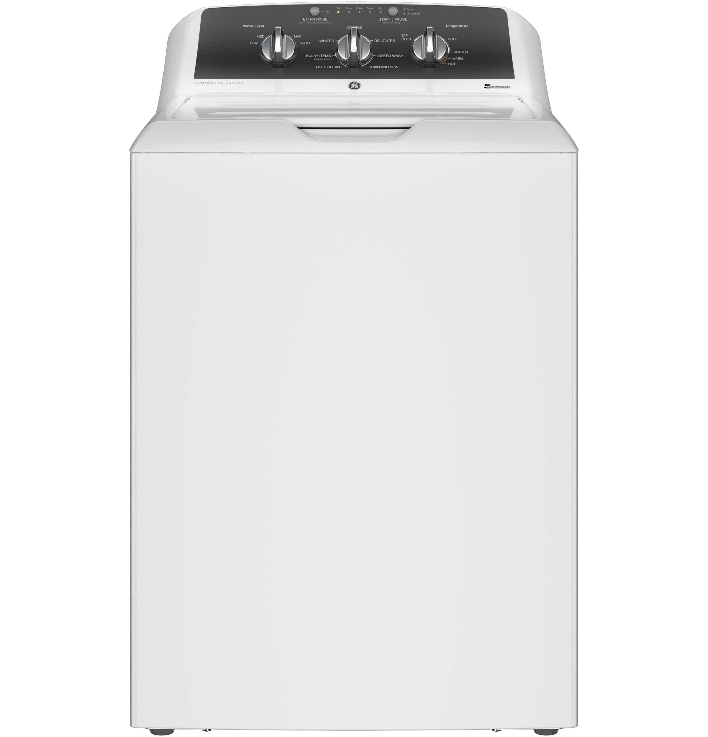 GE® 4.3 cu. ft. Capacity Washer with Stainless Steel Basket,5-yr Limited Warranty​