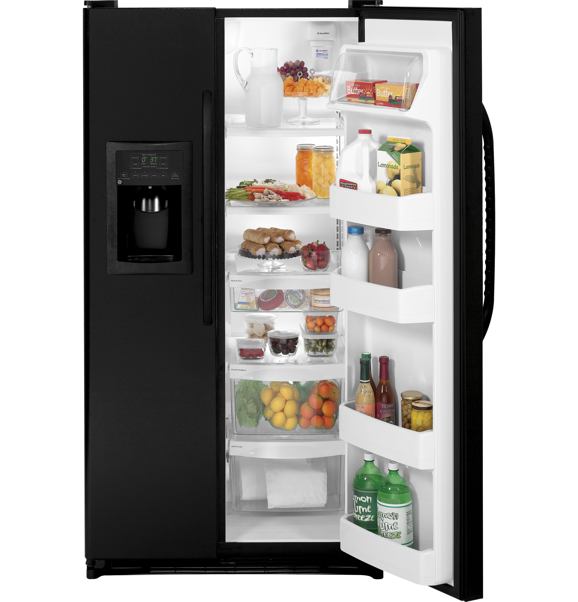 GE® ENERGY STAR® 25.3 Cu. Ft. Side-By-Side Refrigerator with Dispenser