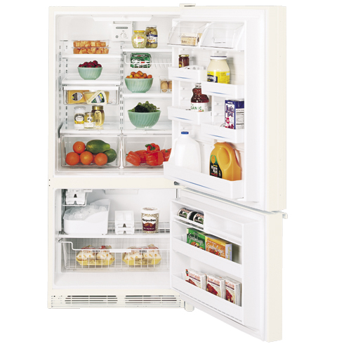 GE® 21.7 Cu. Ft. Bottom-Freezer Refrigerator with Door