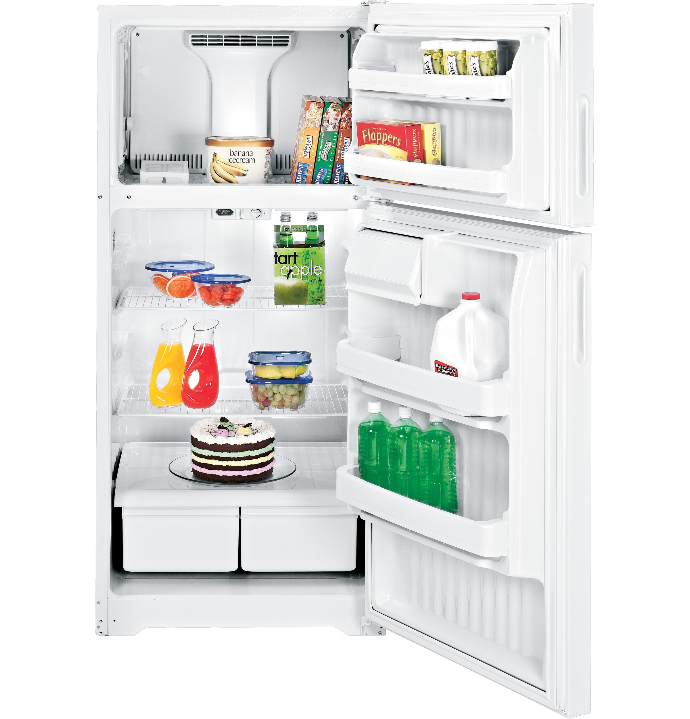 GE® ENERGY STAR® 15.5 Cu. Ft. Top-Freezer Refrigerator