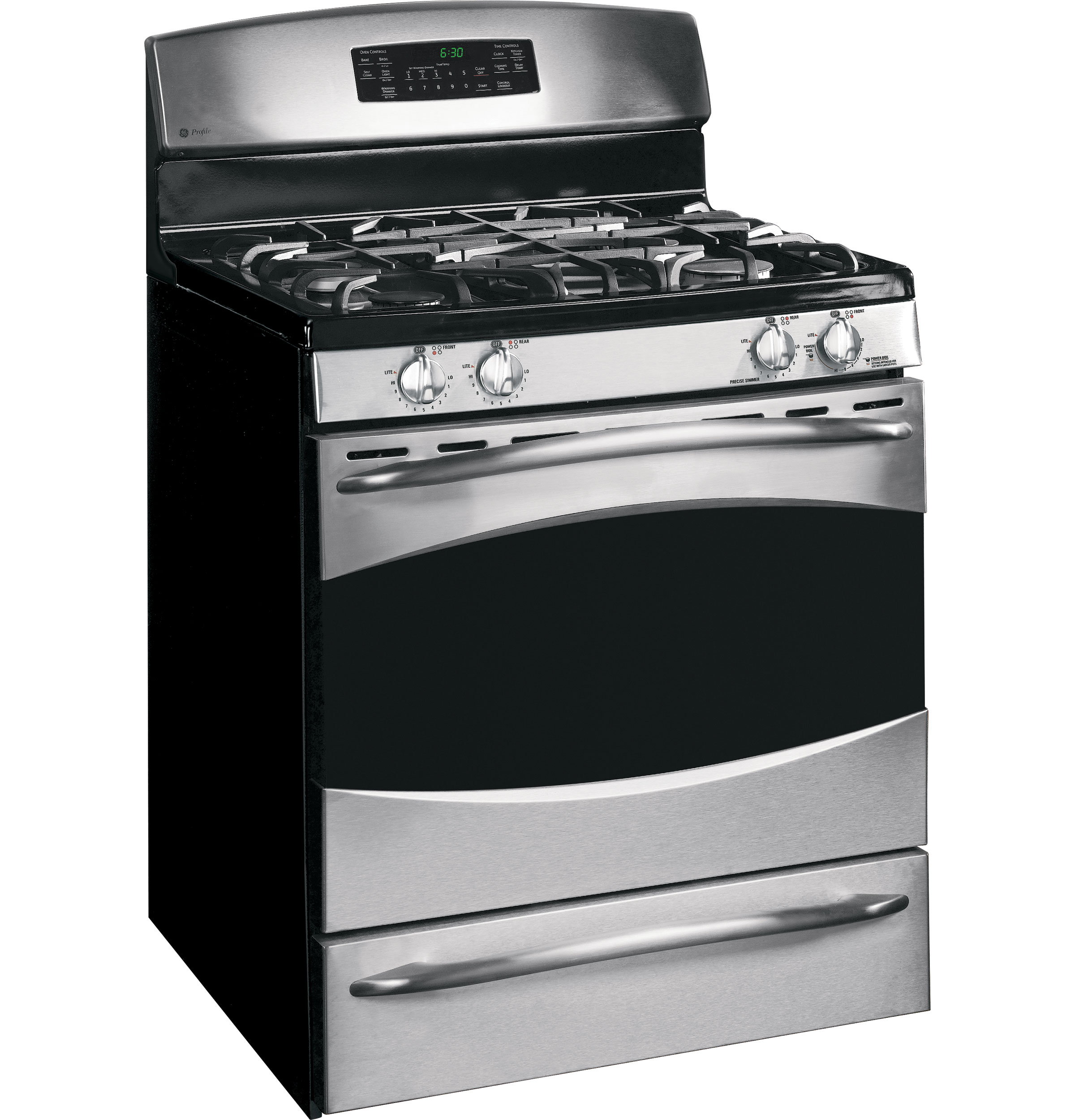 GE Profile™ Free-Standing Self-Clean Gas Range