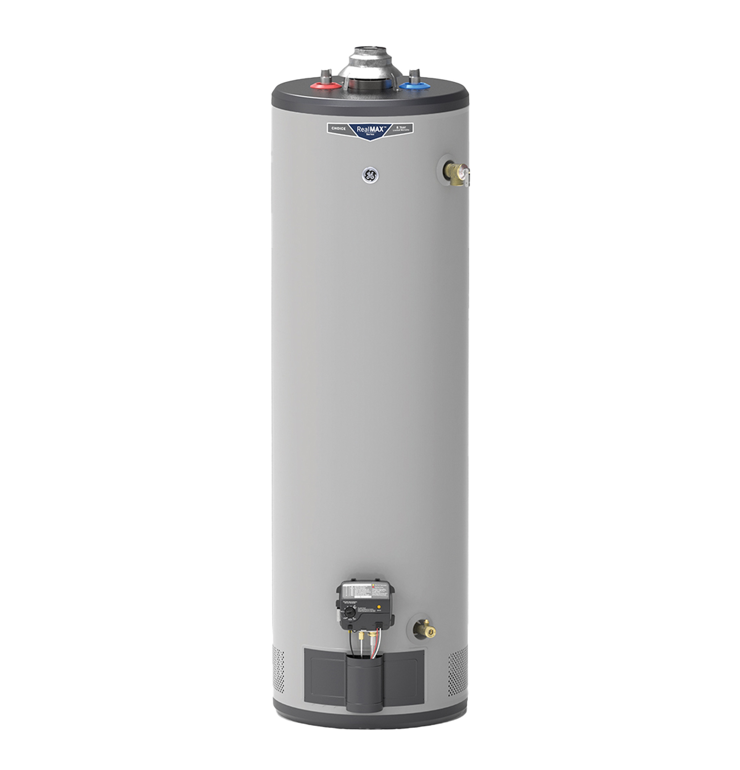 GE RealMAX Choice 30-Gallon Tall Natural Gas Atmospheric Water Heater