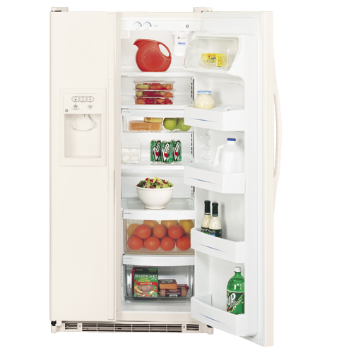 GE® 21.8 Cu. Ft. Side-By-Side Refrigerator with Dispenser