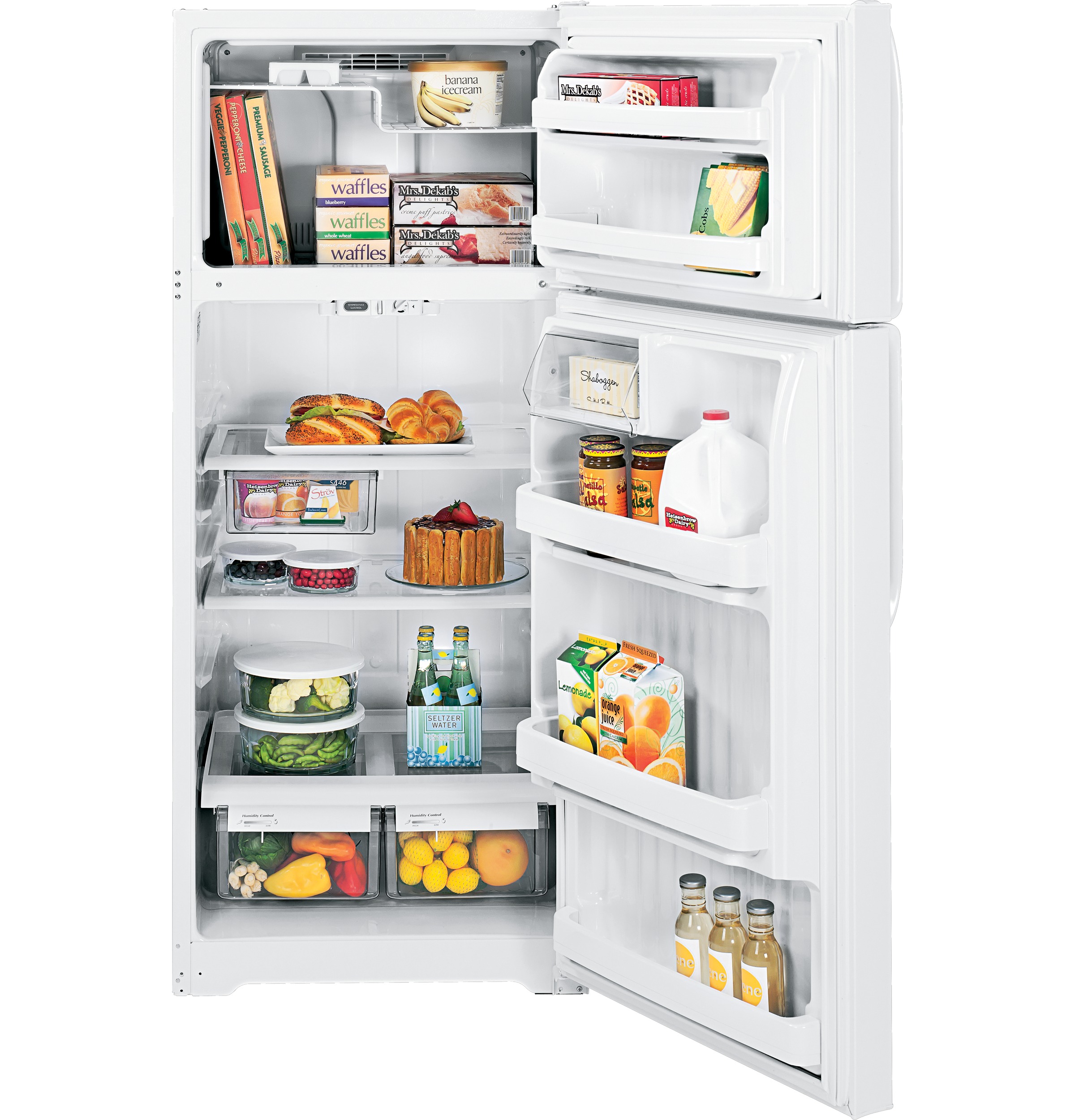 GE® 18.1 Cu. Ft. Top-Freezer Refrigerator