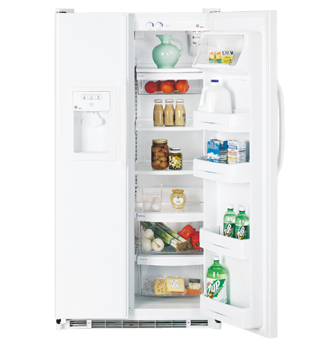 GE® 24.9 Cu. Ft. Side-By-Side Refrigerator with Dispenser