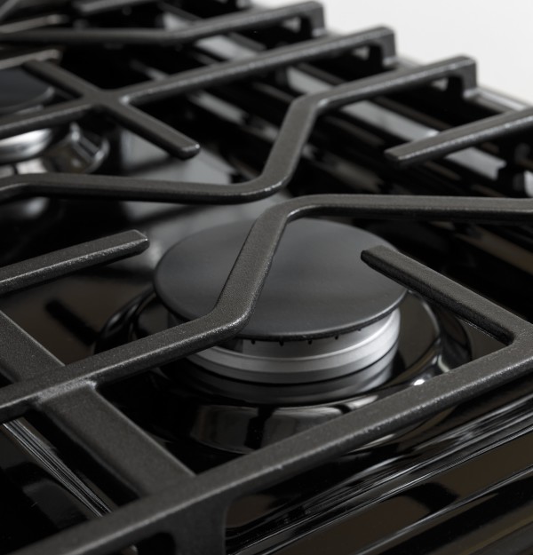 Black matte steel grates