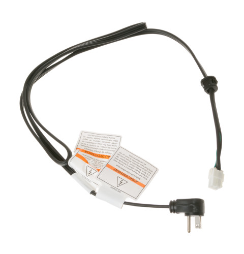 Laundry power cord assembly flat