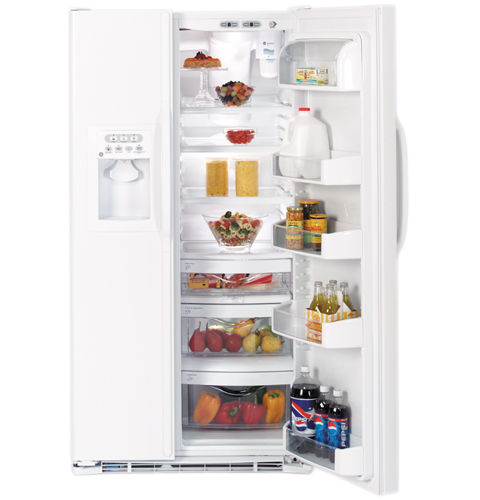GE® ENERGY STAR® 25.4 Cu. Ft. Side-Side Refrigerator with Dispenser