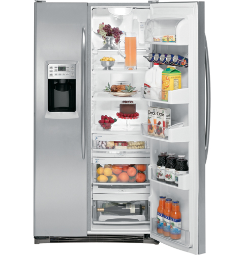 GE Profile™ Counter-depth 23.3 Cu. Ft. Stainless Side-by-Side Refrigerator