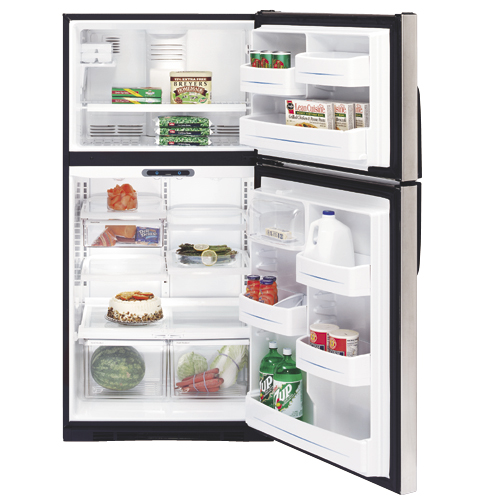 GE® 21.7 Cu. Ft. Stainless Top Freezer Refrigerator