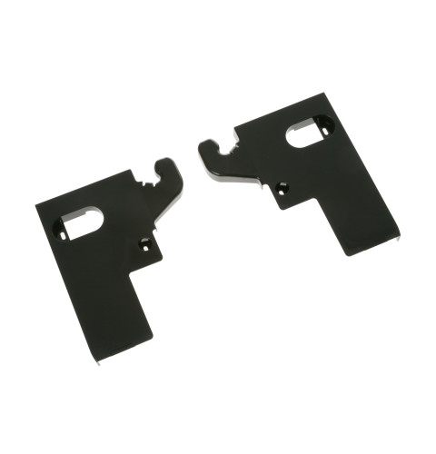 Refrigerator 2 pack hinge end cap assembly(black)