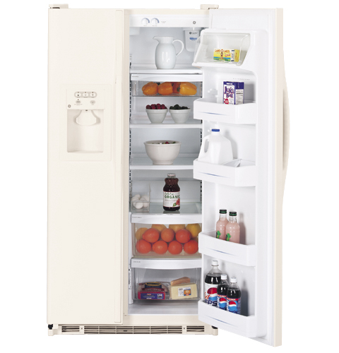 GE® 24.9 Cu. Ft. Side-By-Side Refrigerator with Dispenser