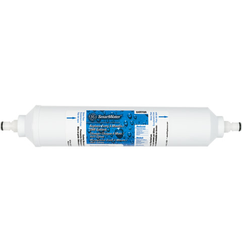 In-Line Water Filtration System, for Refrigerators or Icemakers