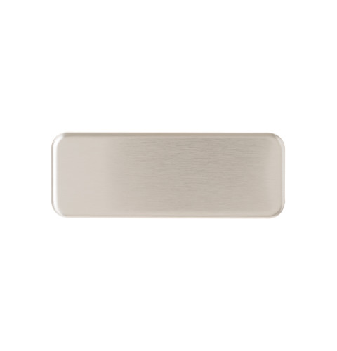 MICROWAVE PUSH BUTTON COVER - STAINLESS STEEL LOOK