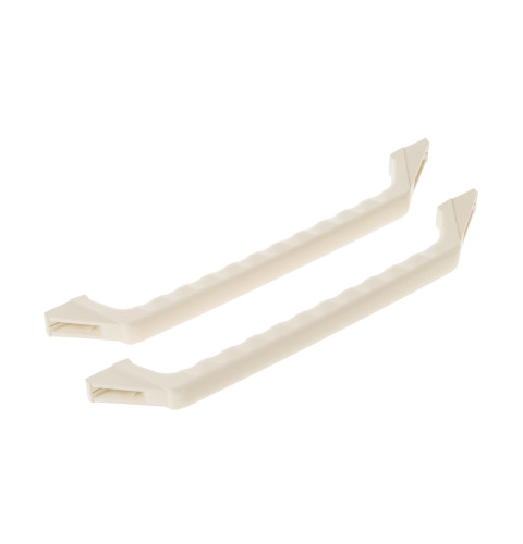 Refrigerator handles - fresh food and freezer, almond color