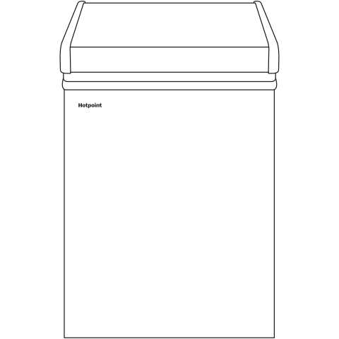 Hotpoint® 3.6 Cu. Ft. Manual Defrost Chest Freezer