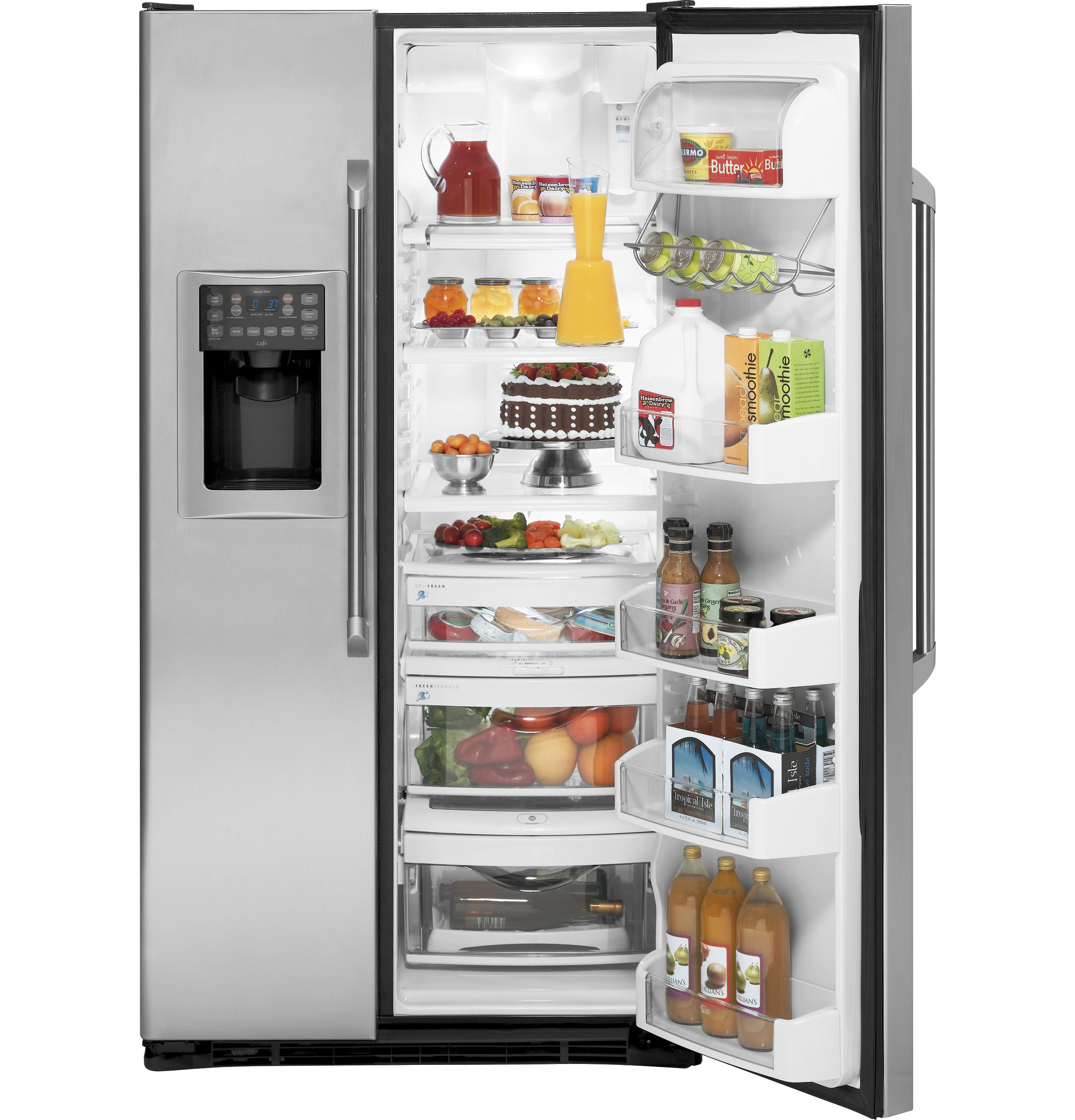GE Café™ Series 25.4 Cu. Ft. Side-By-Side Refrigerator