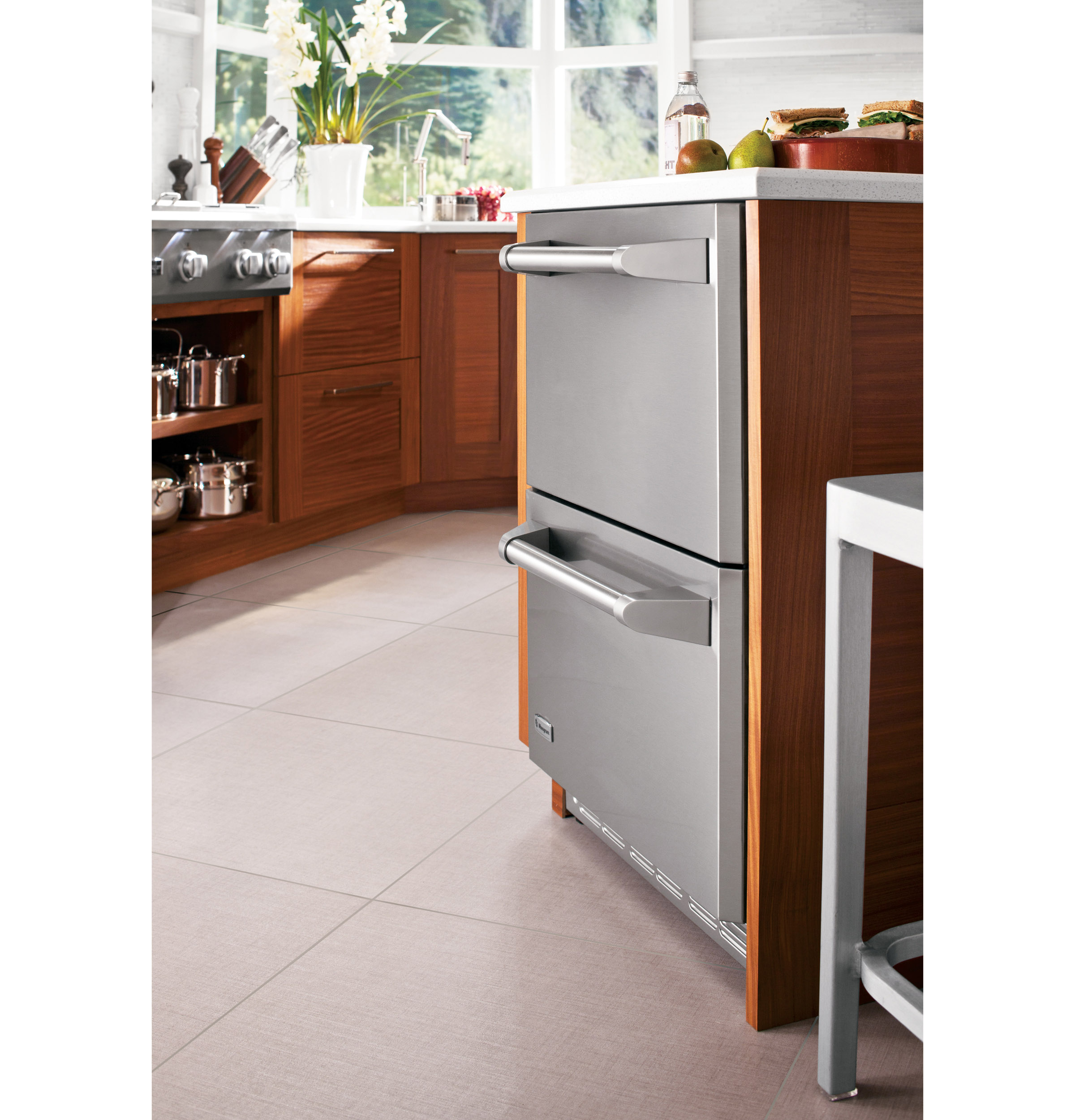 ZIDI240WII — GE Monogram® DoubleDrawer Refrigerator Module Monogram