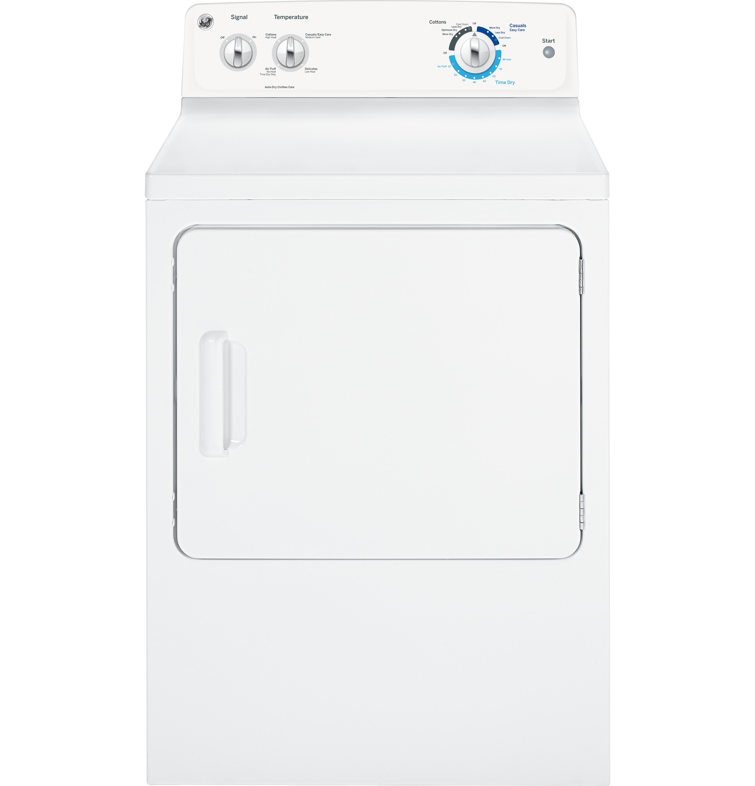 GE® 6.8 cu. ft. capacity Dura Drum electric dryer