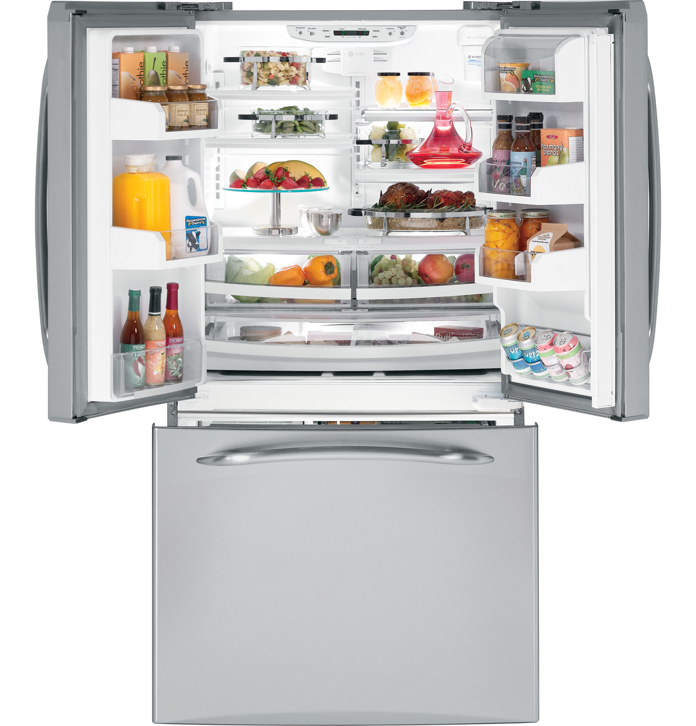 GE Profile™ ENERGY STAR® 20.7 Cu. Ft. Counter-Depth French-Door Refrigerator with Icemaker