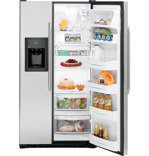 GE® ENERGY STAR® 23.1 Cu. Ft. Side-By-Side Refrigerator with Dispenser