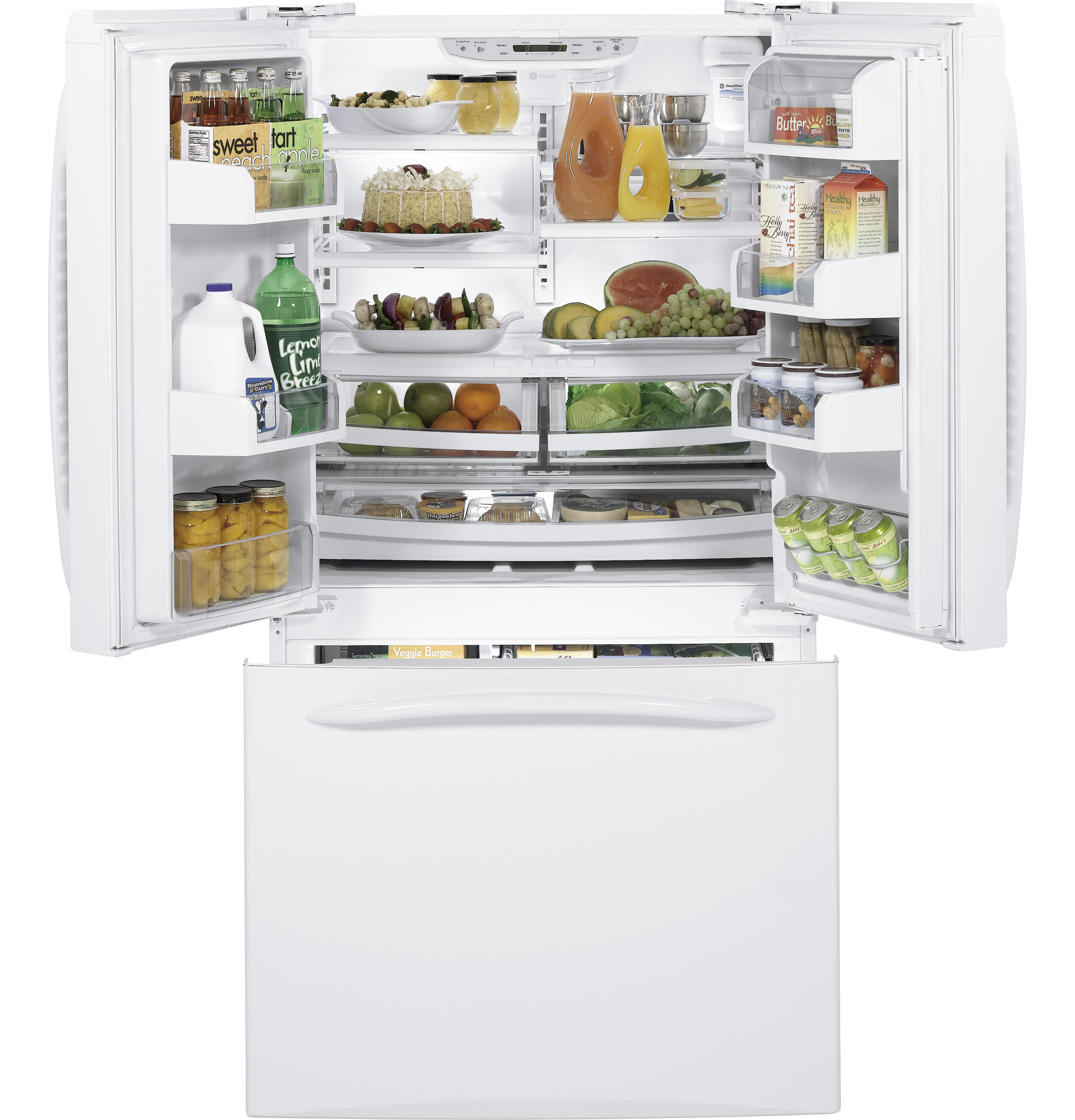 GE Profile™ ENERGY STAR® 25.1 Cu. Ft. French-Door Refrigerator with Icemaker
