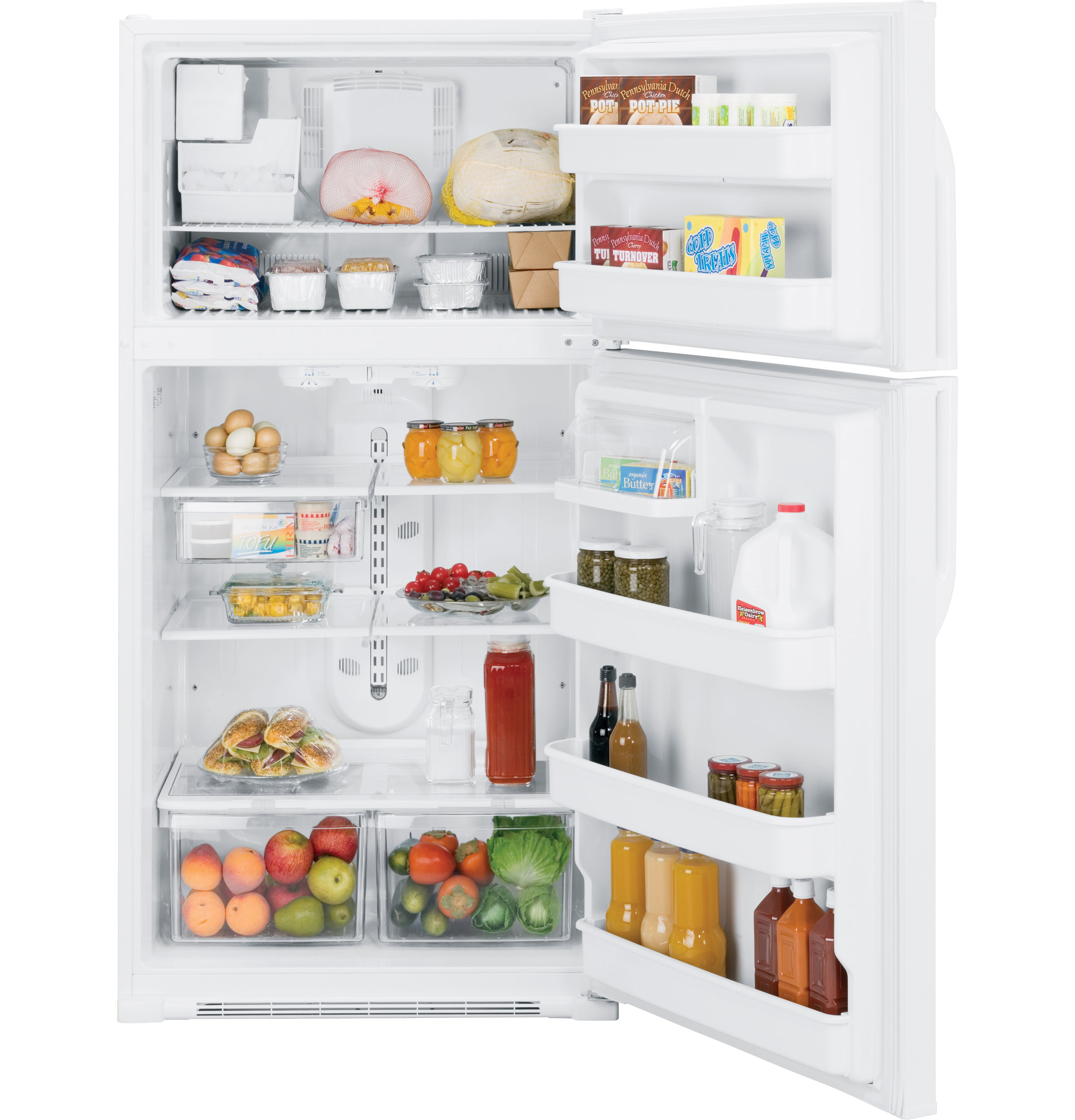 GE® 21.0 Cu. Ft. Top-Freezer Refrigerator