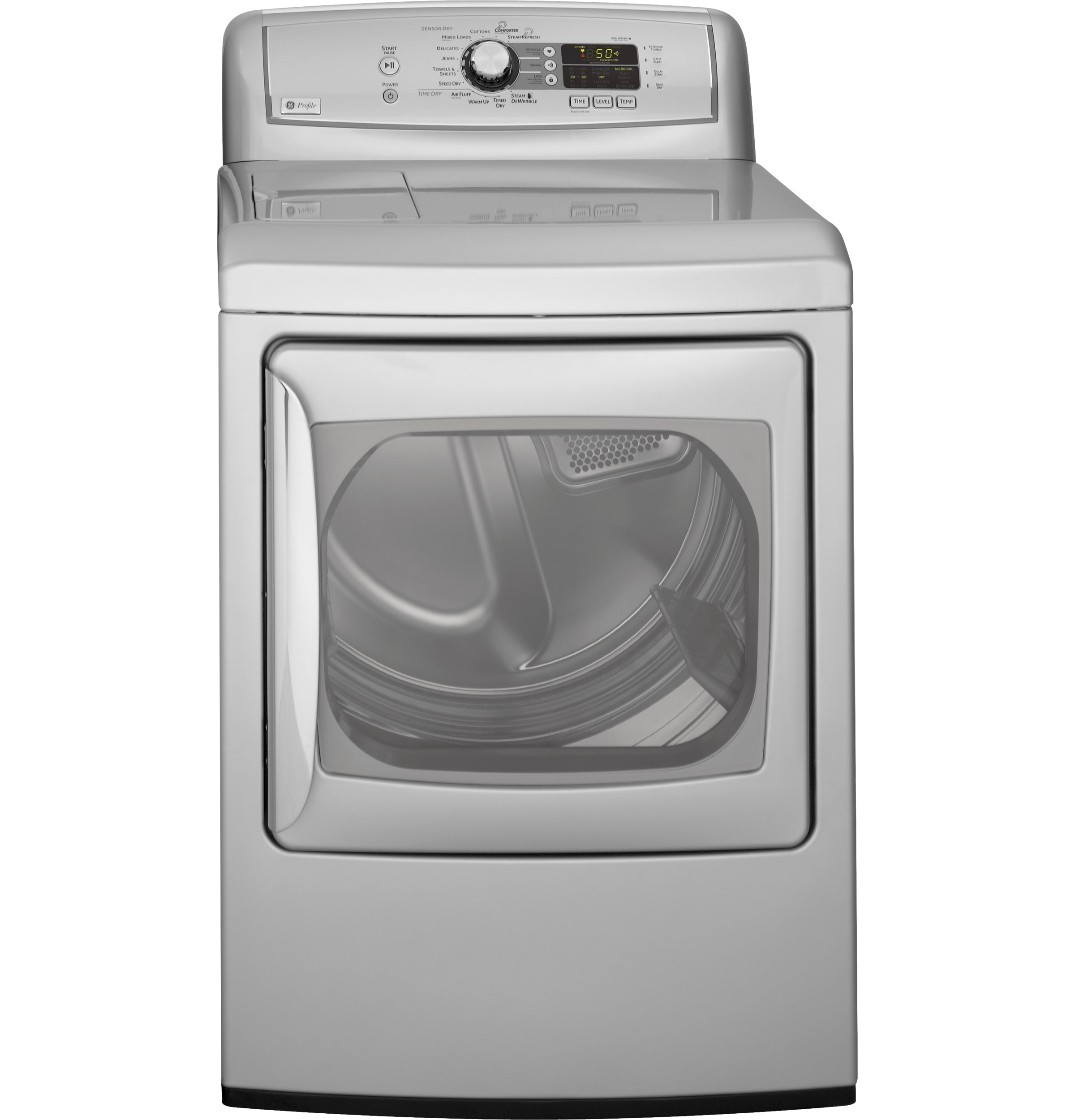 GE Profile Harmony™ 7.3 Cu. Ft. Stainless Steel  Capacity Gas Steam Dryer