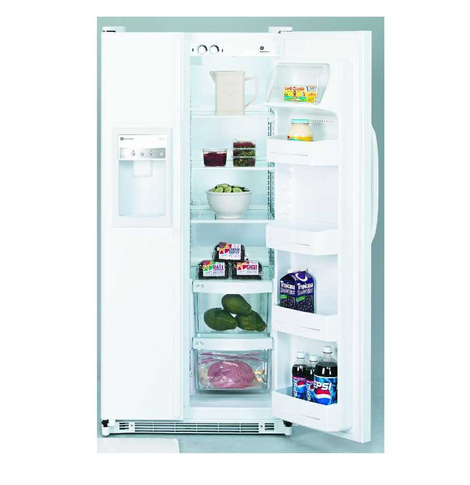 GE® Refrigerator Side by Side,  556 Liters (Freezer 189 L), SoftTouch dispenser, Black Model