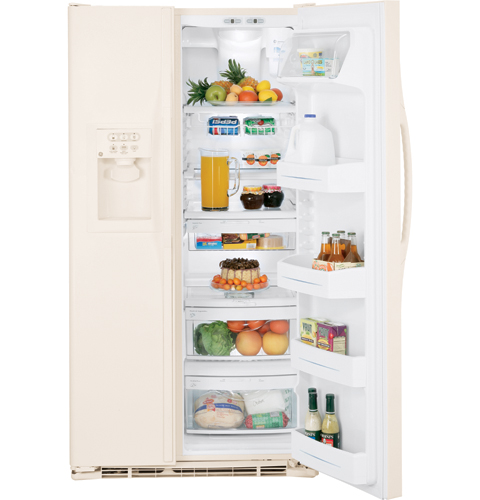 GE® 23.1 Cu. Ft. Side-By-Side Refrigerator with Dispenser