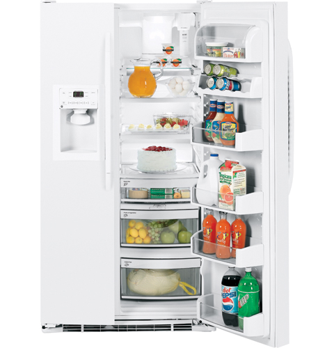GE® 25.4 Cu. Ft. Side-By-Side Refrigerator with Dispenser