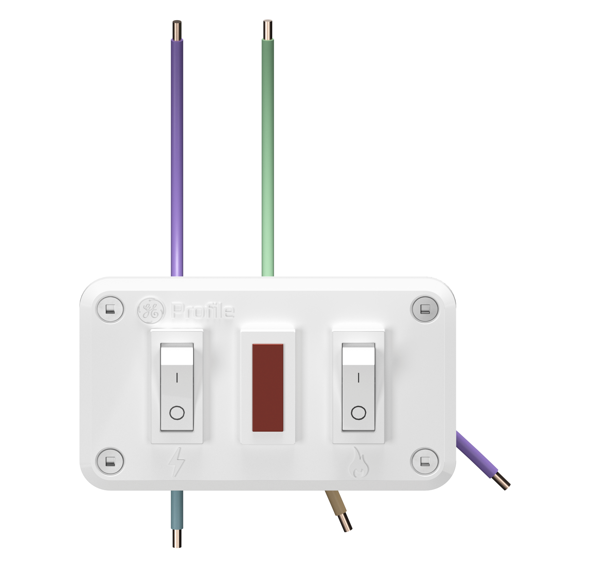 GE Profile™ RV Dual Fuel White Toggle Control for LP and Electric Water Heater