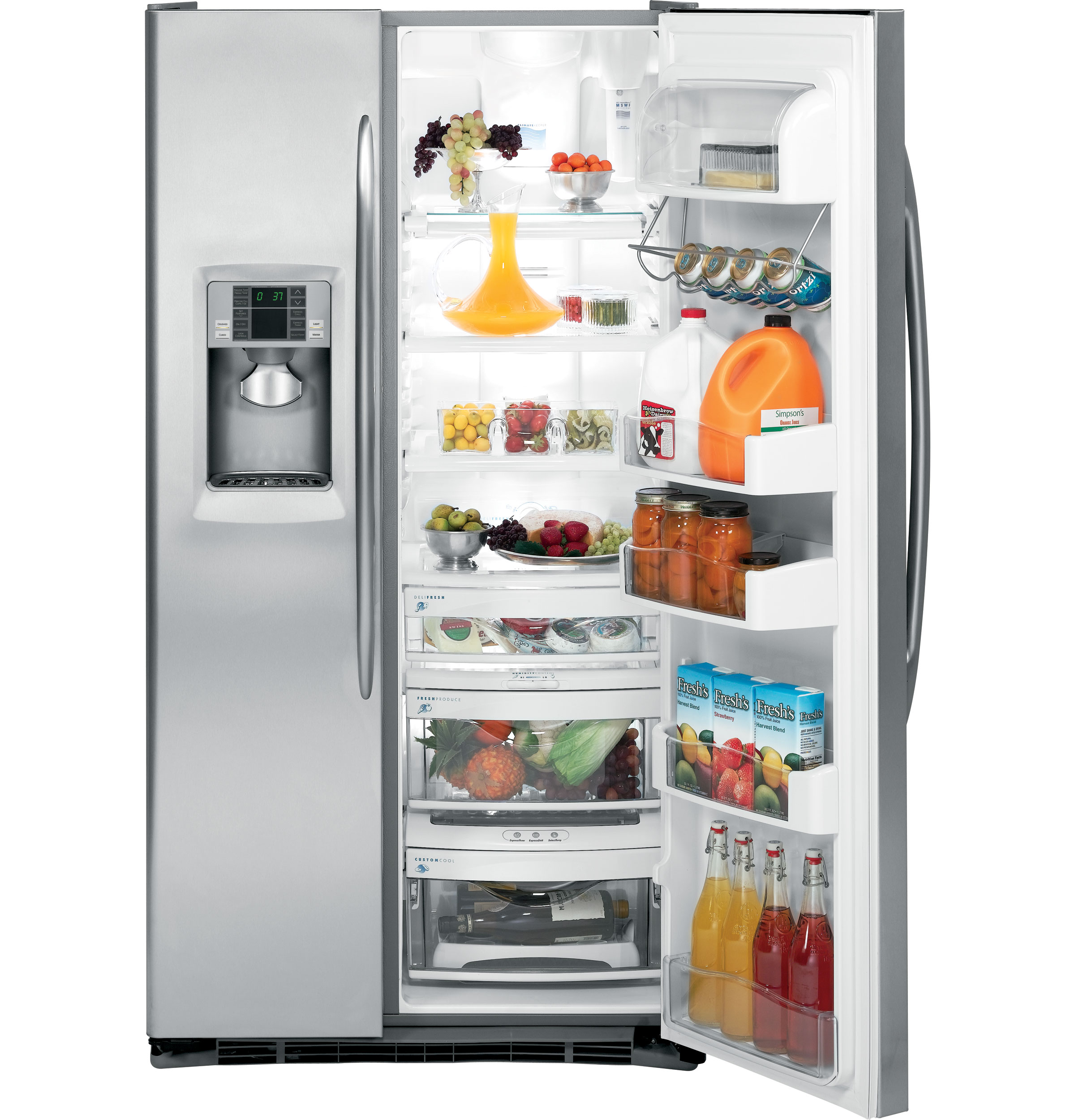 GE Profile™ 23.3 Cu. Ft. Side-by-Side Refrigerator