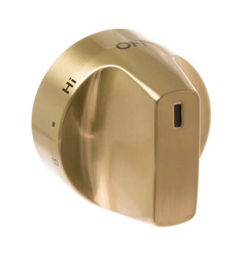 KNOB AND GRAPHICS ASSEMBLY - BRUSHED BRASS